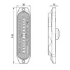 Светодиодная фара вспышка оранжевая 02S