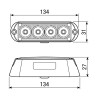 Фара-вспышка оранжевая светодиодная SR-25B-4