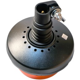 Маяк проблесковый оранжевый светодиодный PMC16-20W на кронштейн DIN