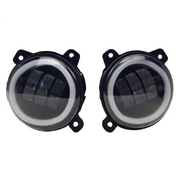 LED противотуманные фары.Комплект птф светодиодные фары 3,5" по 30 Вт с ДХО (Для ВАЗ)