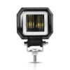 Квадратные LED фары дополнительного света комплект с ДХО 40 Вт 