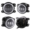 LED противотуманные фары.Комплект птф 4" по 30 Вт с Dho и поворотниками
