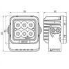Светодиодная фара рабочего света PRO 60 Вт Osram (Spot) SR-1460SS (EMC)