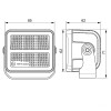 Светодиодная фара рабочего света 30 Вт Osram широкий луч SR-1530SF (EMC)