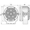 Светодиодная фара рабочего света PRO 60 Вт Osram (Wide Flood) SR-1760RF (EMC)