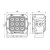 Светодиодная фара рабочего света PRO 90 Вт Osram (Spot 45°) SR-1790SS (EMC)