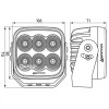 Светодиодная фара рабочего света PRO 60 Вт Osram (Flood) SR-3260WF (EMC)