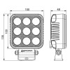 Светодиодная фара рабочего света 27 Вт Osram (Flood)