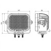 Светодиодная фара рабочего света PRO 120 Вт Osram (Flood)
