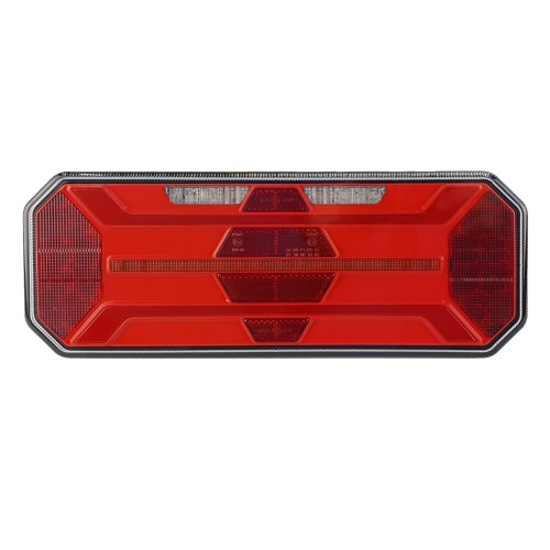 Светодиодный фонарь универсальный 19,2 Вт для прицепов левый (катафот ромб)